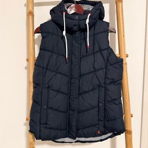 Joules Striped Navy Jacket